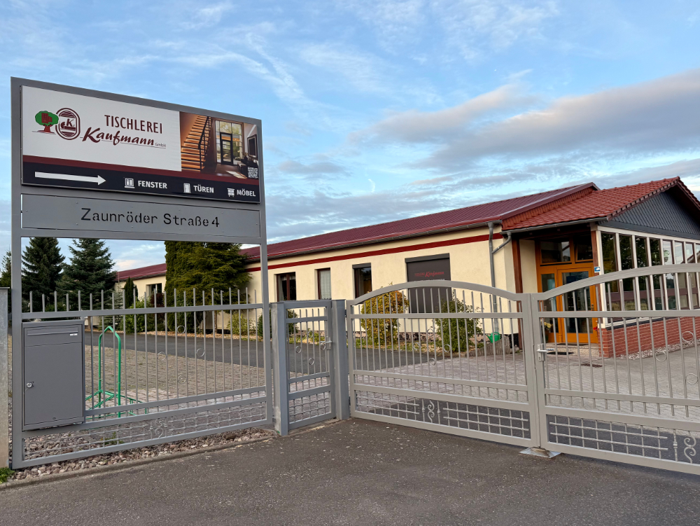 Die Tischlerei Kaufmann in Hüpstedt / Eichsfeld
